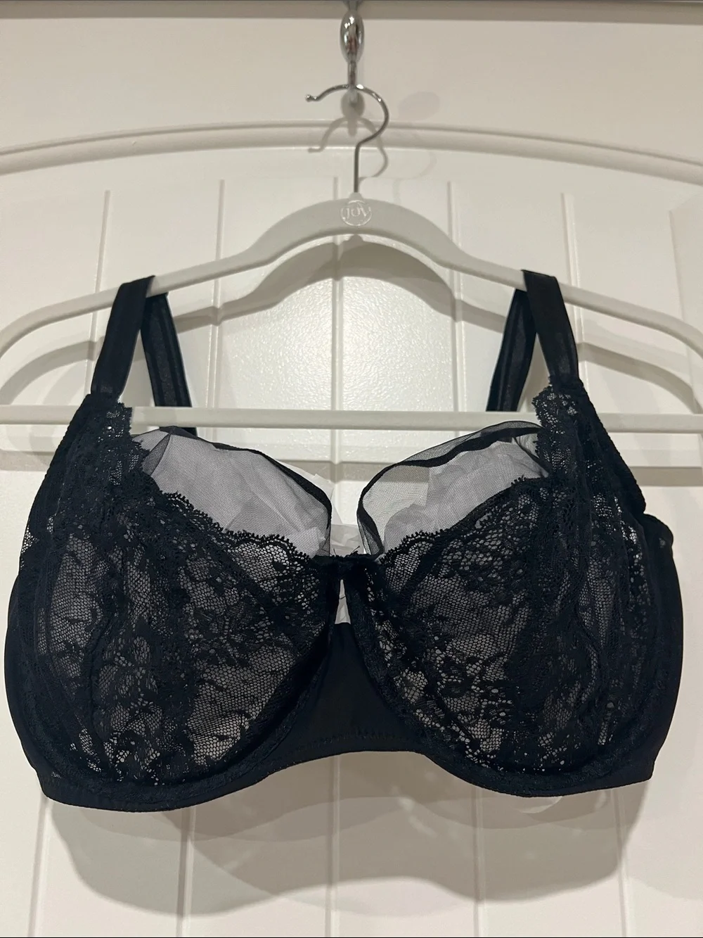 Chantelle Pulp Crush Unlined Demi Bra - Black  size 34 H